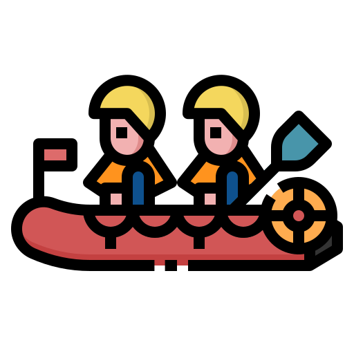Спасательная лодка PongsakornRed Lineal Color иконка