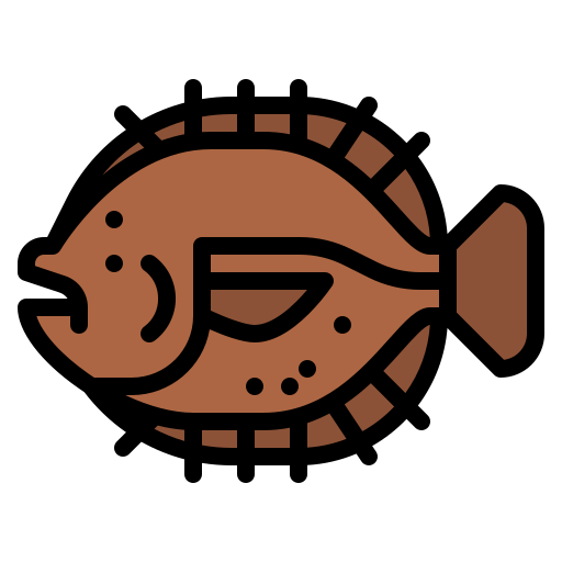 Flounder Iconixar Lineal Color icon