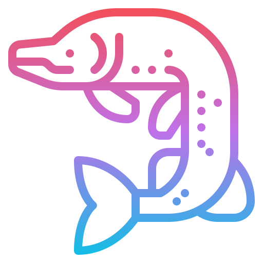 Fish Iconixar Gradient icon