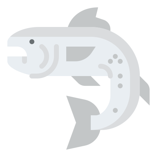 salmón Iconixar Flat icono