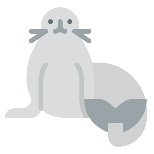 Тюлень Iconixar Flat иконка