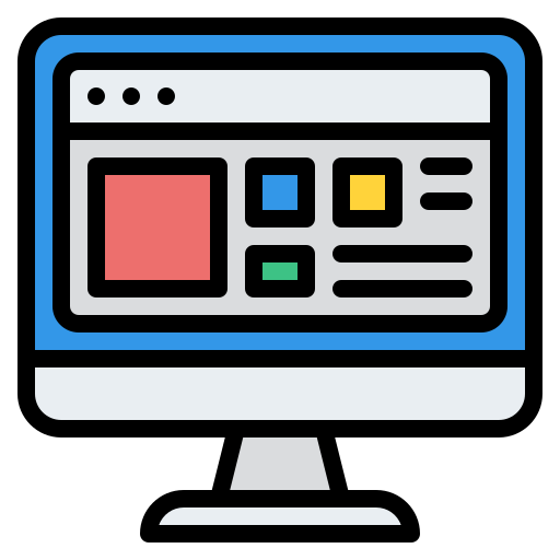 Monitor Iconixar Lineal Color icon
