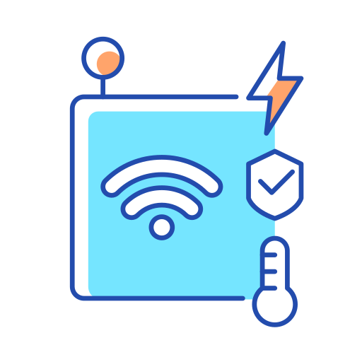 Iot Generic Thin Outline Color icon