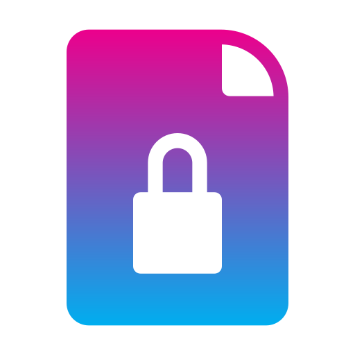 ロック Generic Flat Gradient icon