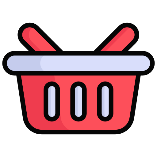 Shopping basket Generic Outline Color icon