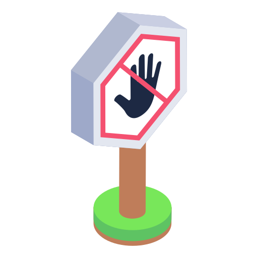 señal de stop Generic Isometric icono