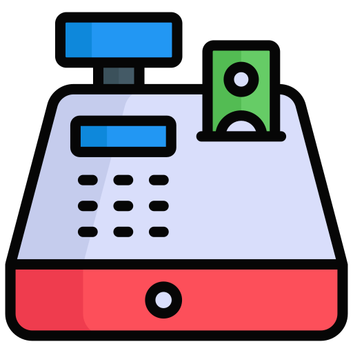 Cash register Generic Outline Color icon