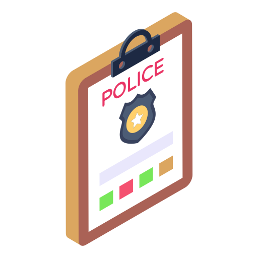 archivo policial Generic Isometric icono