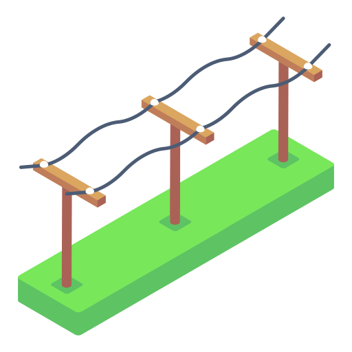 Electric pole Generic Isometric icon