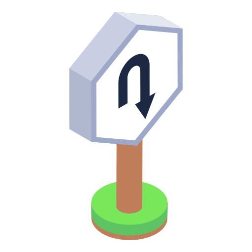 uターン Generic Isometric icon