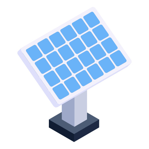 panel słoneczny Generic Isometric ikona