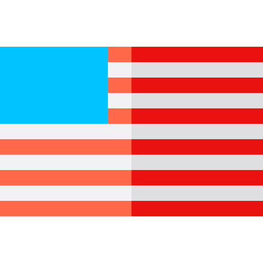 アメリカ合衆国 Basic Straight Flat icon