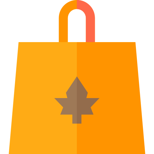 bolsa de la compra Basic Straight Flat icono