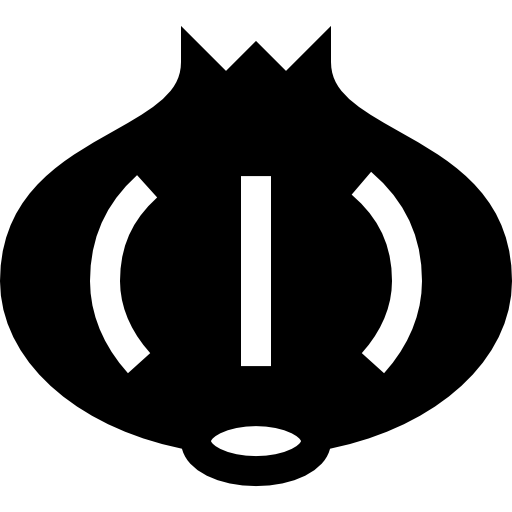 cipolla Basic Straight Filled icona