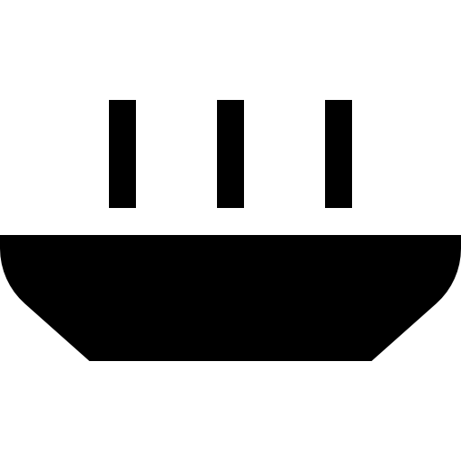 minestra Basic Straight Filled icona