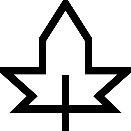 Кленовый лист Basic Straight Lineal иконка
