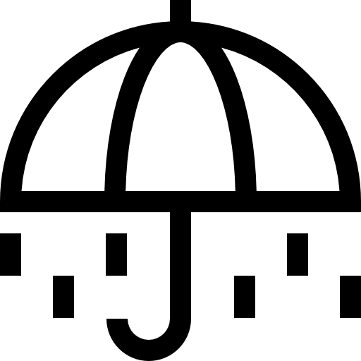regenschirm Basic Straight Lineal icon