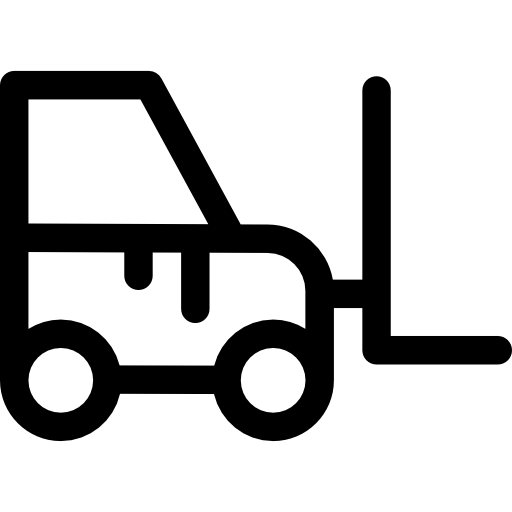 Вилочный погрузчик Prosymbols Lineal иконка