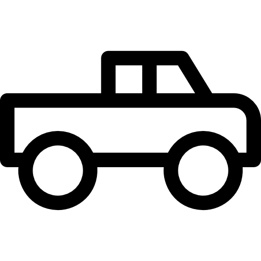 ピックアップトラック Prosymbols Lineal icon