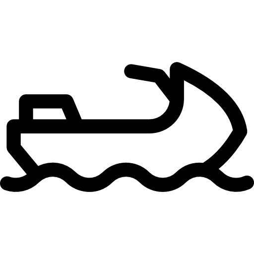 skuter wodny Prosymbols Lineal ikona