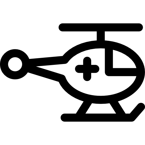 hubschrauber Prosymbols Lineal icon