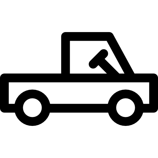 ピックアップトラック Prosymbols Lineal icon
