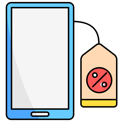 Handphone Generic Outline Color icon
