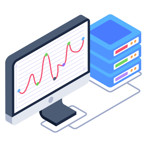 l'analyse des données Generic Isometric Icône