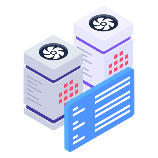 Data server Generic Isometric icon