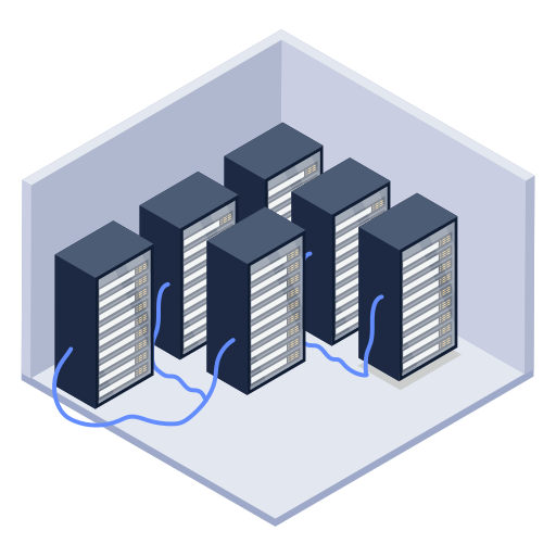 Data server Generic Isometric icon