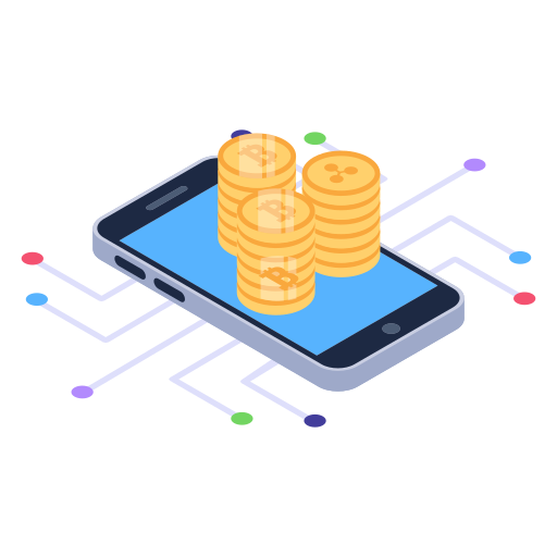 bankowość mobilna Generic Isometric ikona