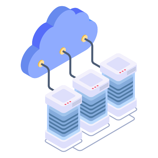 Cloud server Generic Isometric icon