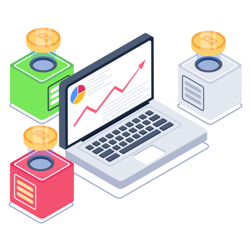 analítica de datos Generic Isometric icono