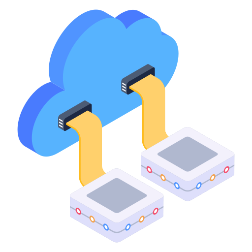 Облачный сервер Generic Isometric иконка