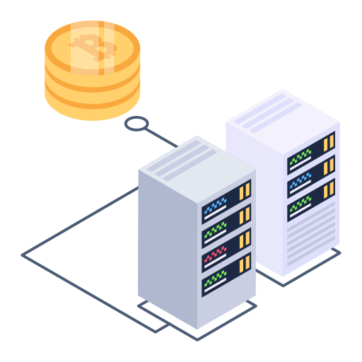 serveur de données Generic Isometric Icône