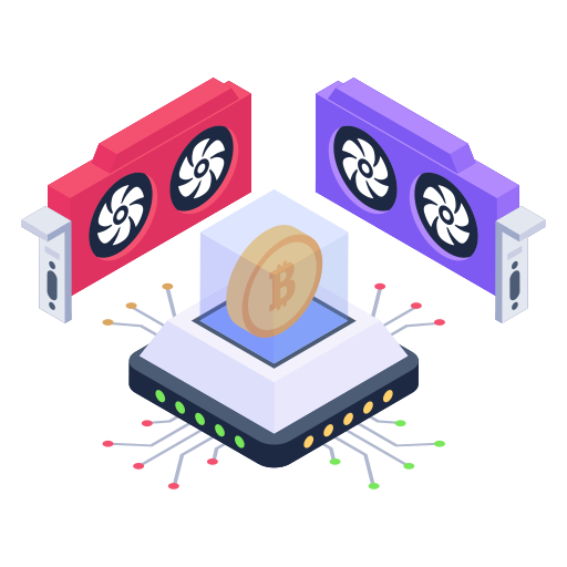blockchain Generic Isometric icon
