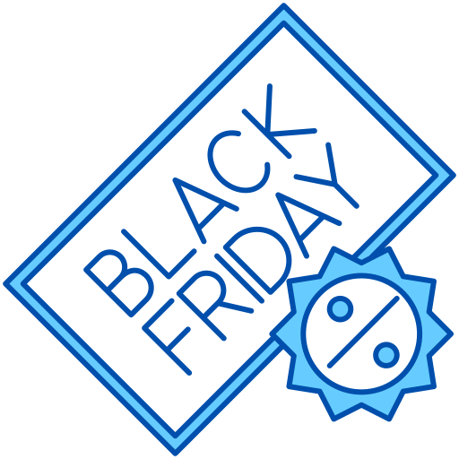 Black friday Generic Blue icon