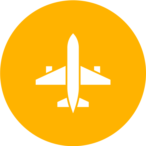 飛行機 Generic Circular icon