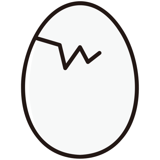 삶은 달걀 Generic Color Omission icon