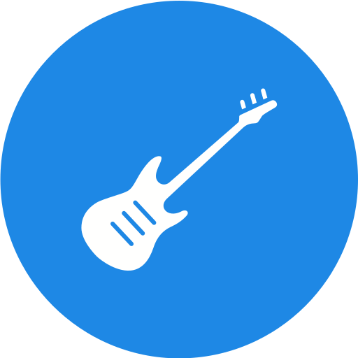 エレキギター Generic Circular icon