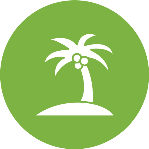 palmboom Generic Circular icoon