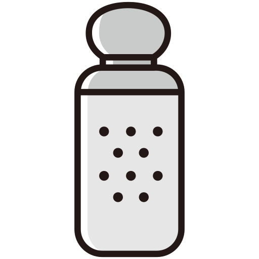 Salt and pepper Generic Color Omission icon