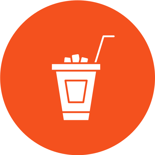 차가운 음료 Generic Circular icon