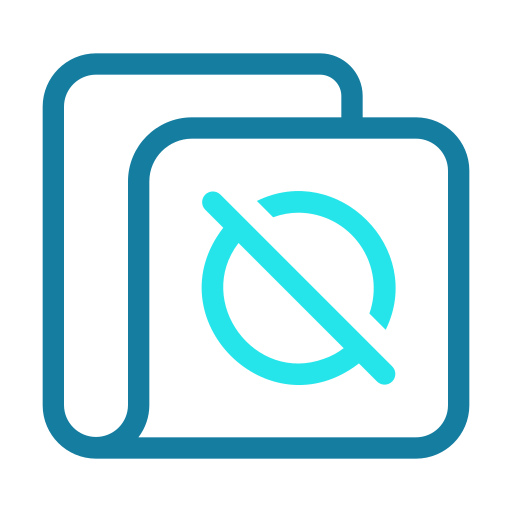 Block Generic Outline Color icon