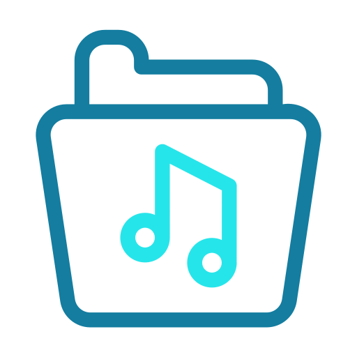 Music archive Generic Outline Color icon