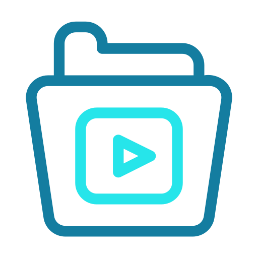 ビデオファイル Generic Outline Color icon