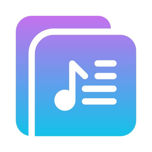 musik Generic Flat Gradient icon