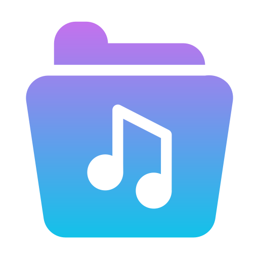 音楽アーカイブ Generic Flat Gradient icon