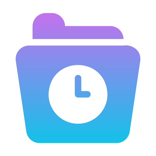 tiempo Generic Flat Gradient icono