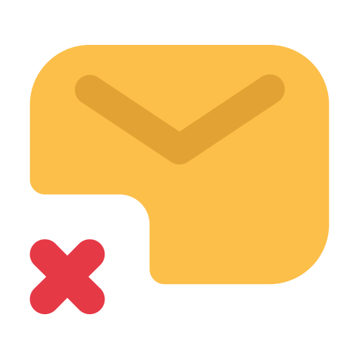 Delete message Generic Flat icon